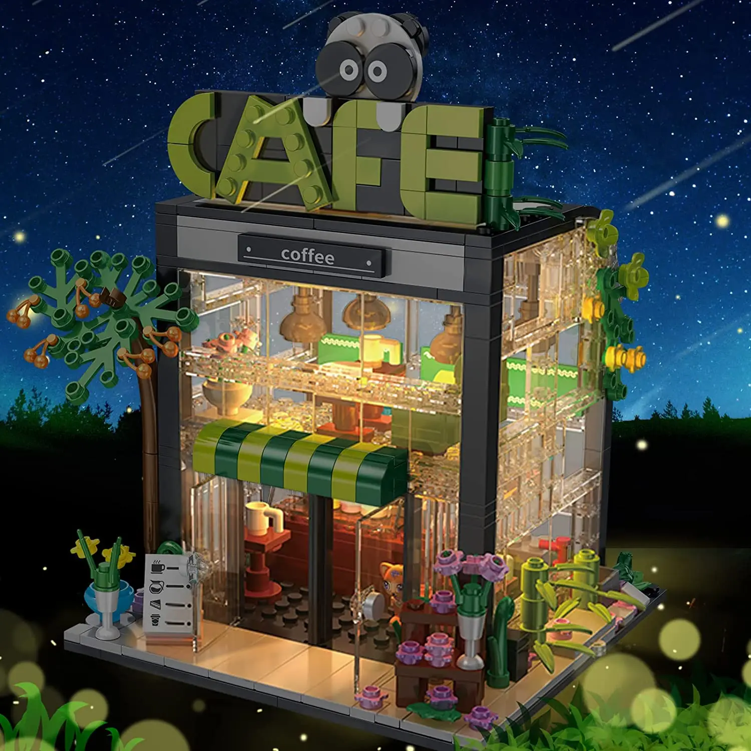 Kids Toys Store - ตัวต่อบล็อกสร้างสรรค์ร้านดอกไม้ โมเดลบ้าน วิวเมือง ร้านกาแฟ ตัวต่อแบบประกอบ ของเล่นเด็ก