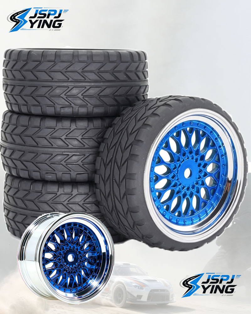 Tamiya Model Rc Car - ยางดริฟต์ RC พลาสติกแข็งแบบเรียบ 4 ชิ้น เหมาะสำหรับ