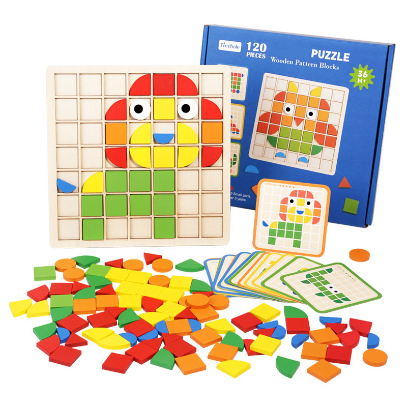 Kids Toys Store - Montessori ความรู้ความเข้าใจกระดานปริศนา Logical การฝึกอบรมเกมจับคู่ของเล่นเพื่อการศึกษาของขวัญเด็กเด็กทารก