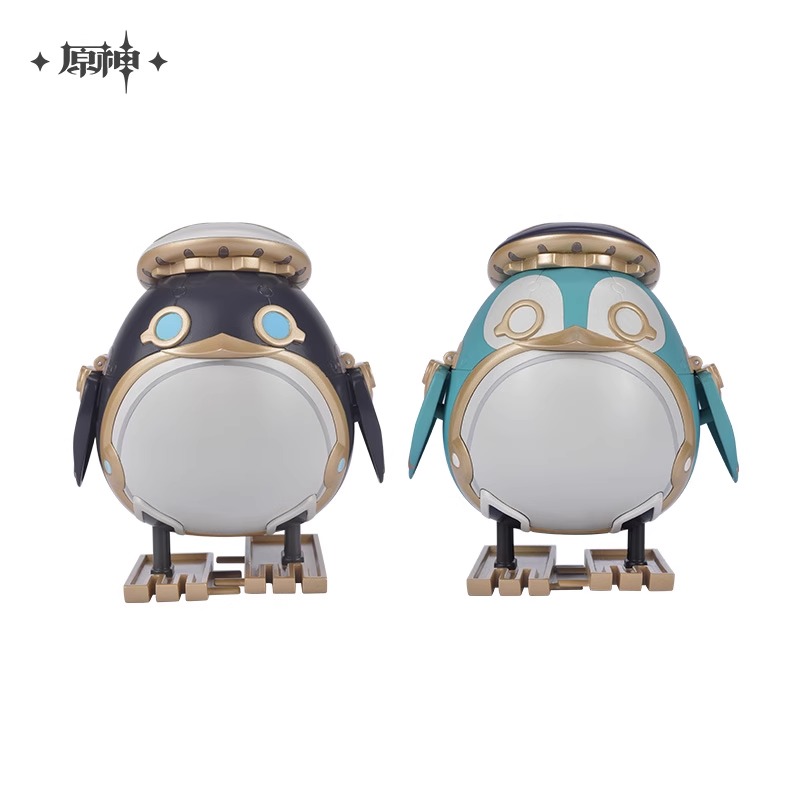 Top Kids Xmas Toys - Genshin Impact Freminet PVC รูปนกเพนกวินตกแต่งโต๊ะของเล่นมหัศจรรย์คอสเพลย์อะนิเมะของเล่นสำหรับเด็กของขวัญคริสต์มาสเครื่องจักร