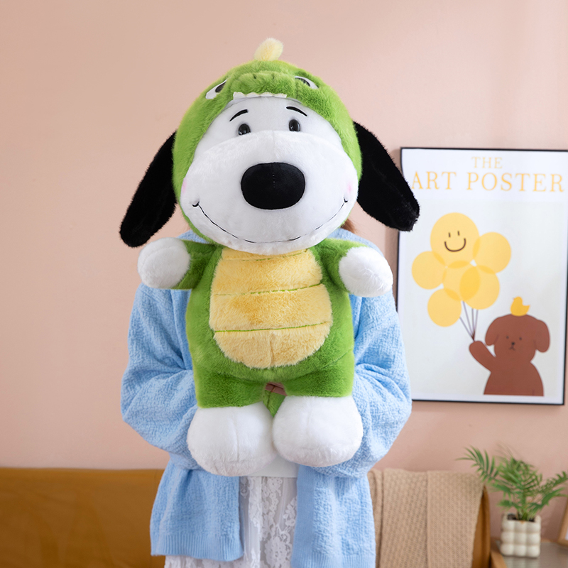 Kids Toys Dinosaur - ตุ๊กตาไดโนเสาร์สนูปปี้สุดฮิต ตุ๊กตาสนูปปี้น่ารักในชุดไดโนเสาร์ หมอนนุ่มรูปสุนัขสำหรับเด็ก มี 3 ขนาดให้เลือก