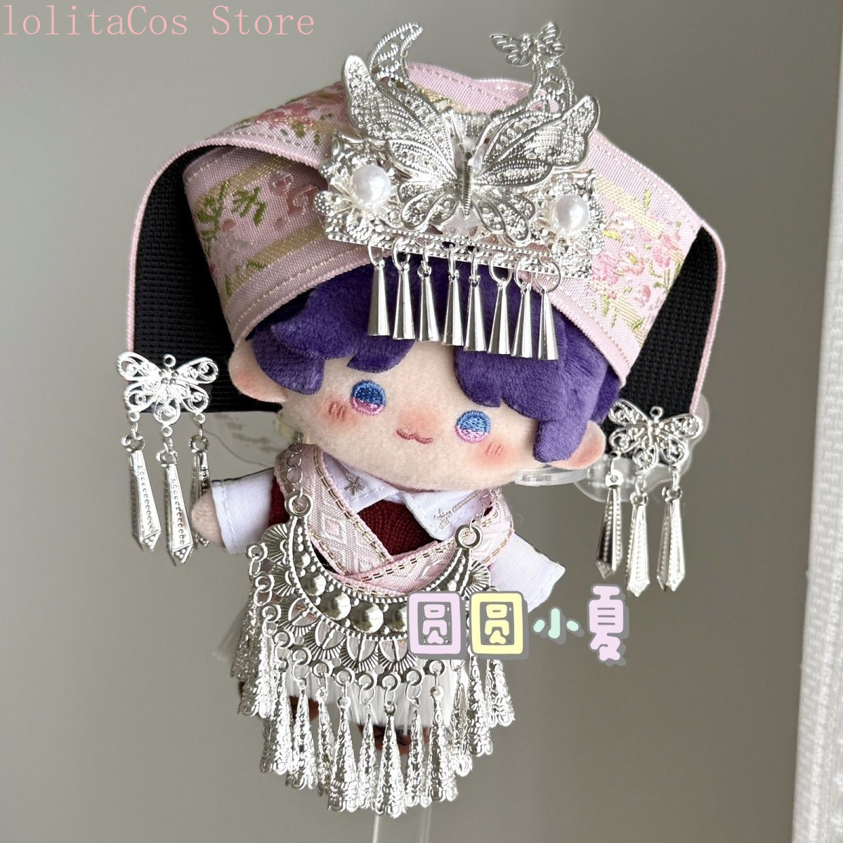 Top Kids Xmas Toys - เสื้อผ้าตุ๊กตาการ์ตูน 10 ซม. ตุ๊กตาผ้าฝ้ายน่ารัก ของเล่นตุ๊กตาผ้ากำมะหยี่ เสื้อผ้าสำรอง