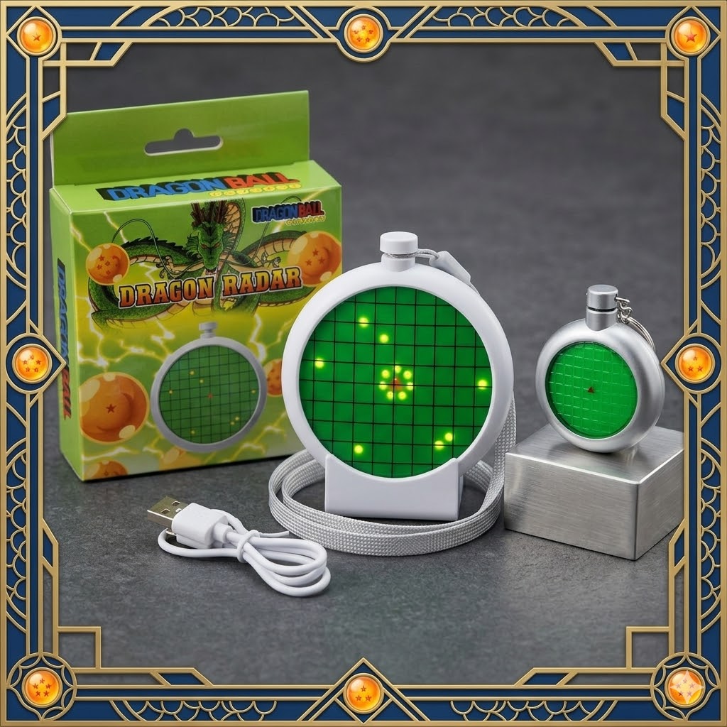 Kids Toys Japan - การ์ตูนดราก้อนบอลเรดาร์พวงกุญแจ USB ชาร์จใหม่ได้พร้อมเสียงแสงจี้กระเป๋าเป้สะพายหลังเครื่องประดับโทรศัพท์ของสะสมเด็กของขวัญของเล่น