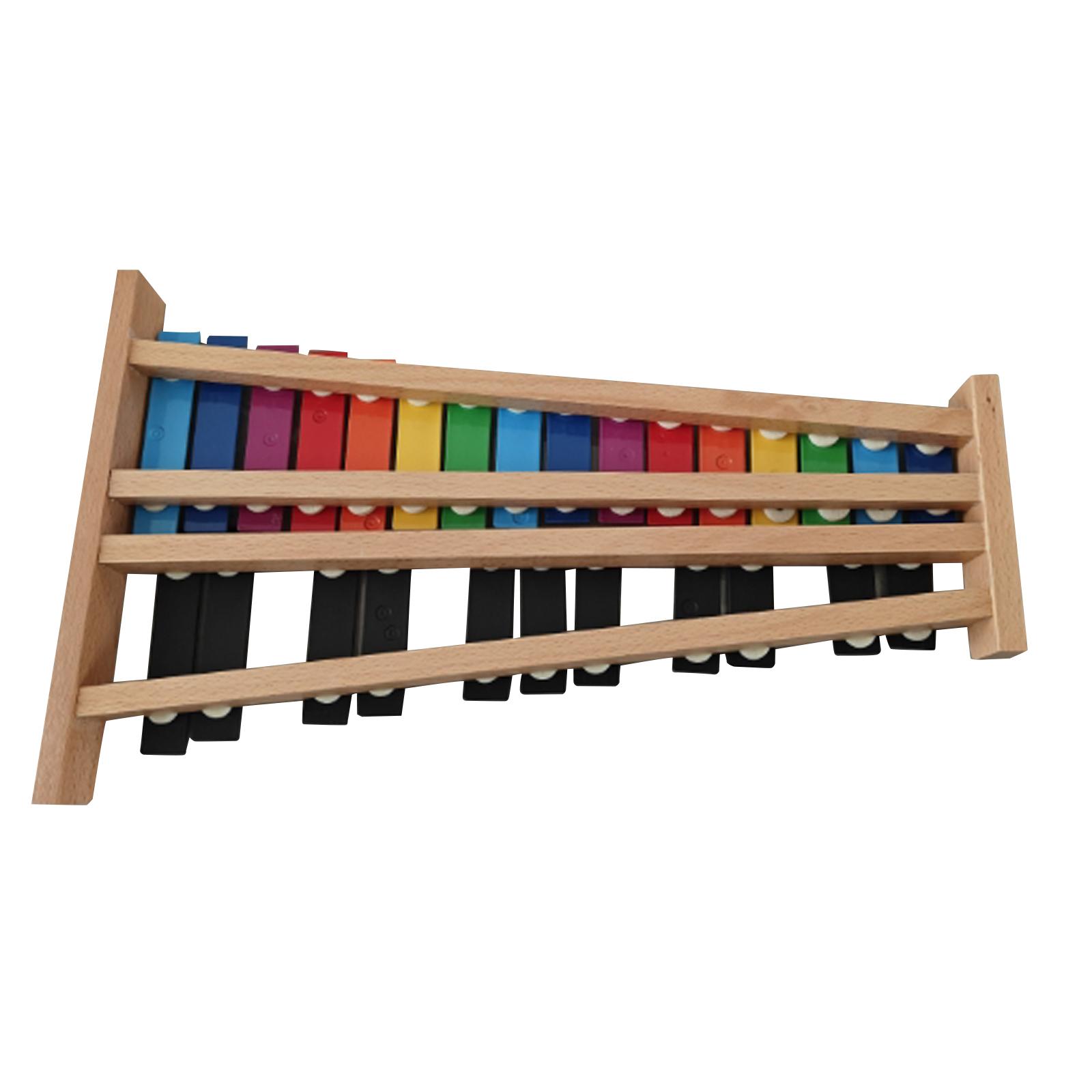 Kids Toys Xylophone - 27 โน้ตไซโลโฟนเครื่องดนตรีเด็กการศึกษาของเล่นดนตรีมืออาชีพพร้อมไม้ตี 2 อันสำหรับงานปาร์ตี้ท่องเที่ยวคอนเสิร์ตของขวัญเด็ก