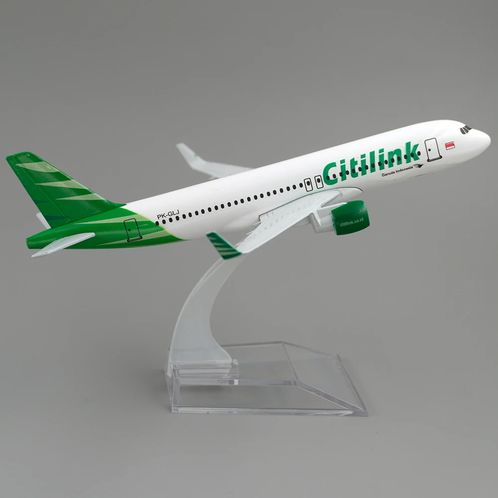 Kids Toys Indonesia - 1/400 เครื่องบินอินโดนีเซีย Citilink Airbus A320 16