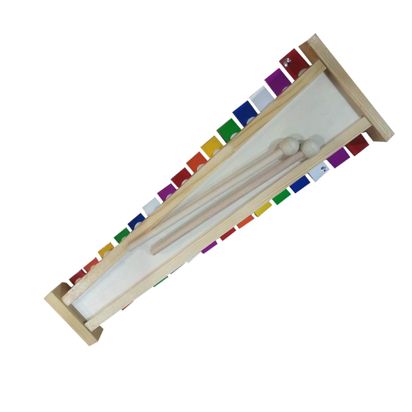 Kids Toys Xylophone - ระนาด 15 เสียง พร้อมกระดิ่ง ของเล่นดนตรีเพื่อการศึกษาสำหรับเด็ก ระนาดสำหรับวงดนตรี