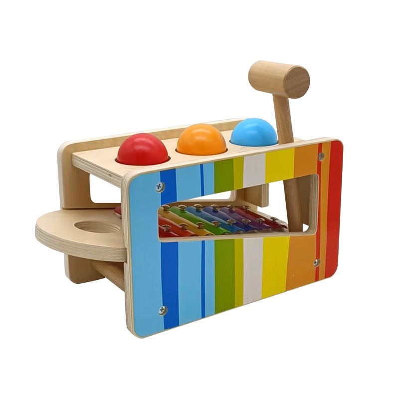 Kids Toys Xylophone - Pound & Tap Bench พร้อมสไลด์ออกระนาดไม้ทนทาน Musical
