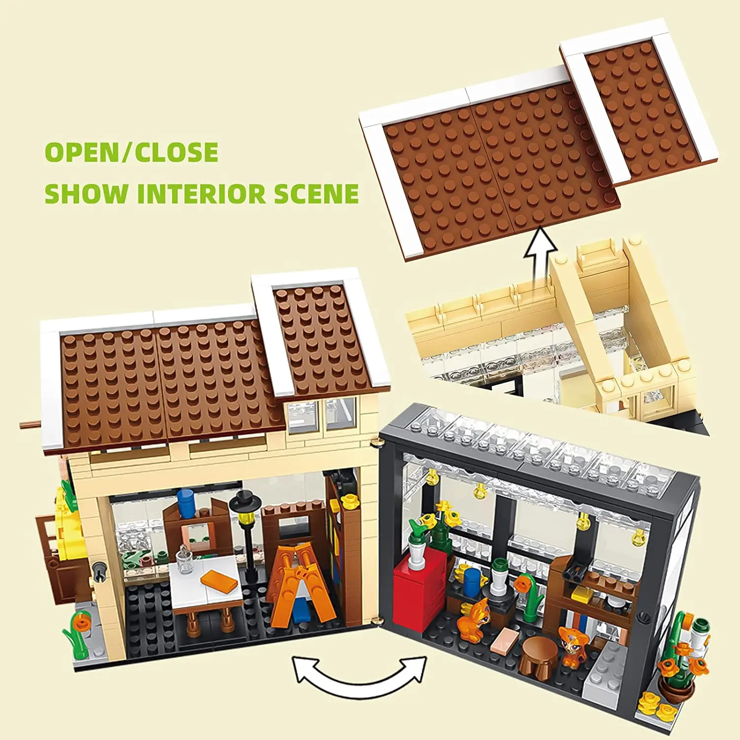 ตัวต่อบล็อกสร้างสรรค์ร้านดอกไม - Kids Toys Store บทวิจารณ์และราคา