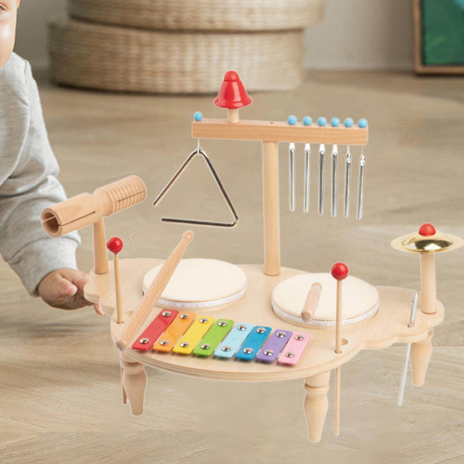 เครื่องดนตรีไม้เด็กกลองชุดการเ - Kids Toys Xylophone บทวิจารณ์และราคา