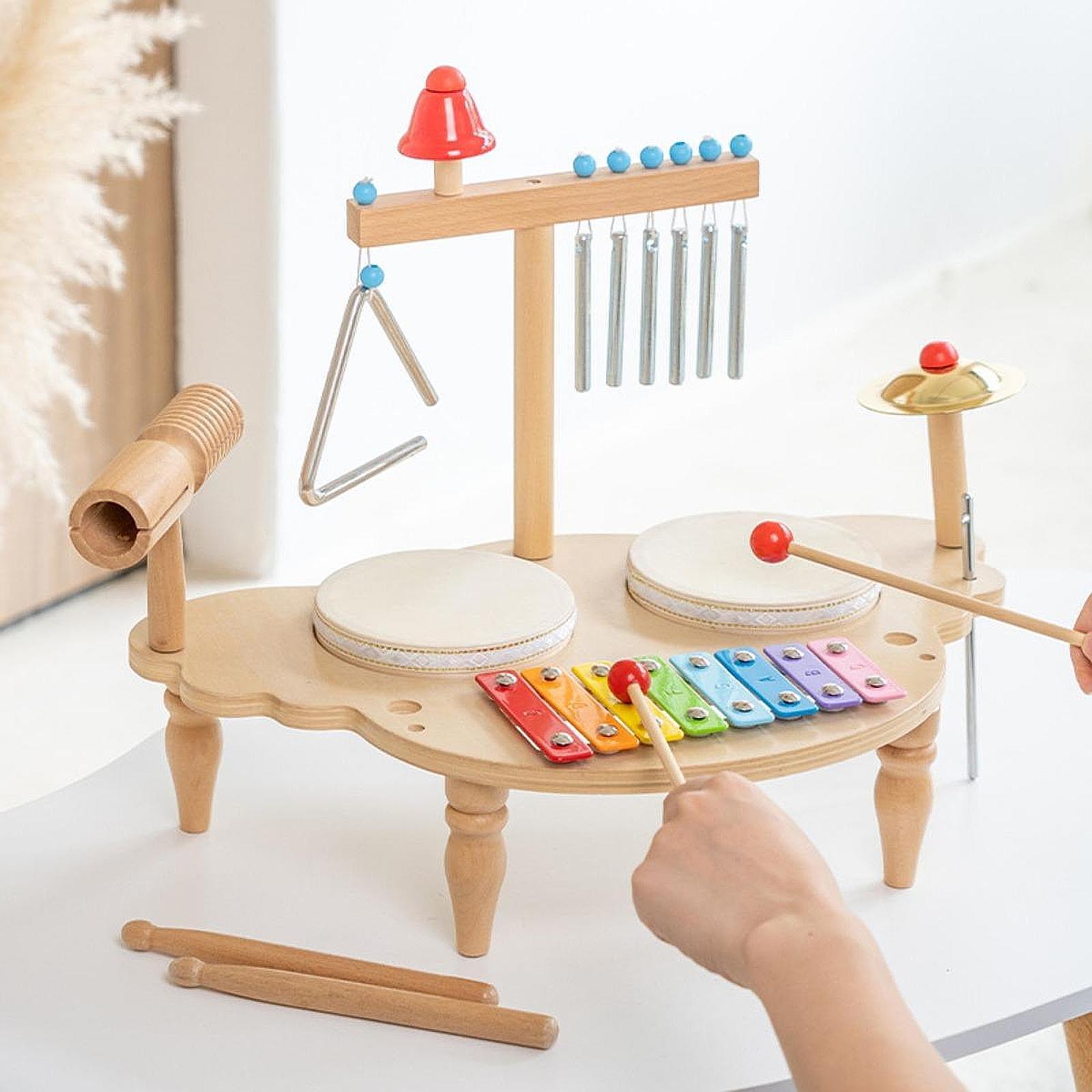 เครื่องดนตรีไม้เด็กกลองชุดการเ - Kids Toys Xylophone บทวิจารณ์และราคา