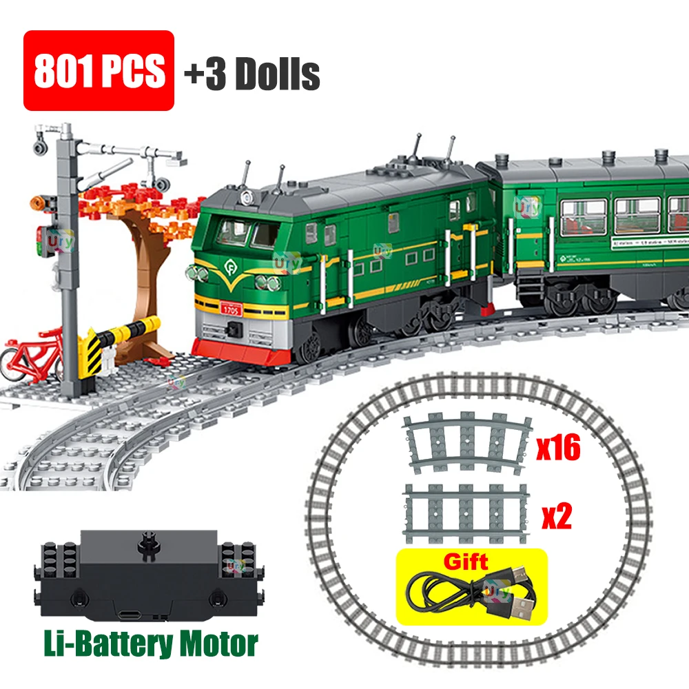รถไฟไอน้ำสีเขียวสไตล์เรโทร ของ - Kids Toys Electric Car บทวิจารณ์และราคา