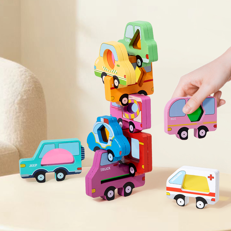 เกมบล็อกไม้รูปสัตว์อะคริลิก ต่ - Wooden Blocks Stacking บทวิจารณ์และราคา