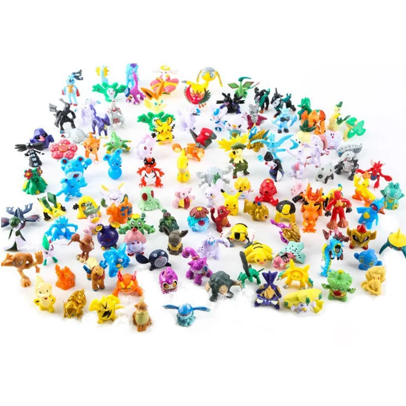2-3 ซม.Pokemon อะนิเมะรูป Pika - Kids Toys Japan บทวิจารณ์และราคา