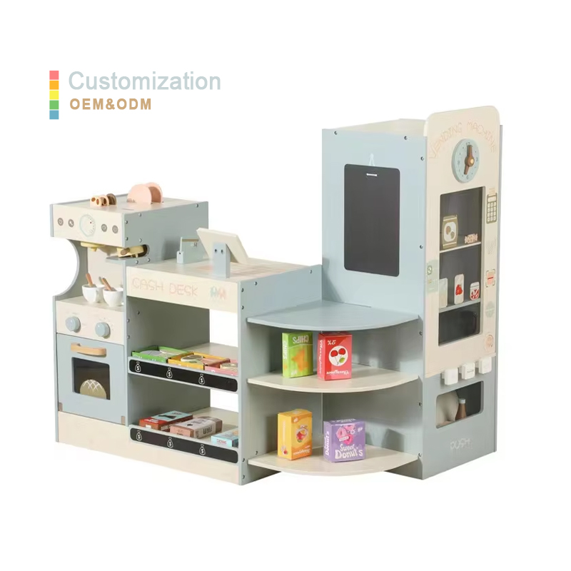 ชุดของเล่นร้านขายของชำไม้สำหรั - Kids Toys Store บทวิจารณ์และราคา