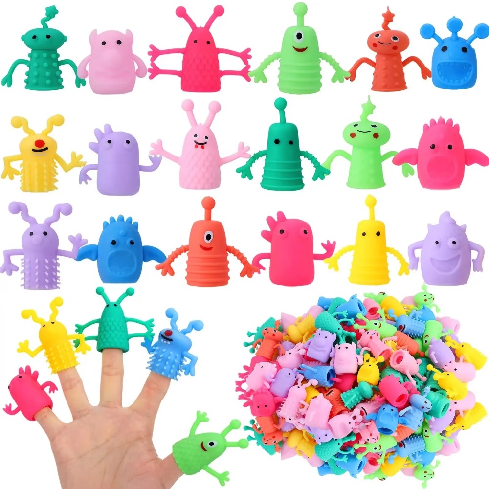 ของเล่นตุ๊กตานิ้วมือยางนุ่มตลก - Kids Toys Dinosaur บทวิจารณ์และราคา