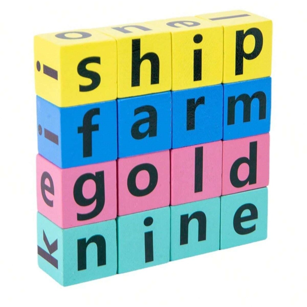 เกมกระดานสะกดคำตัวอักษรสำหรับเ - Wooden Blocks Stacking บทวิจารณ์และราคา