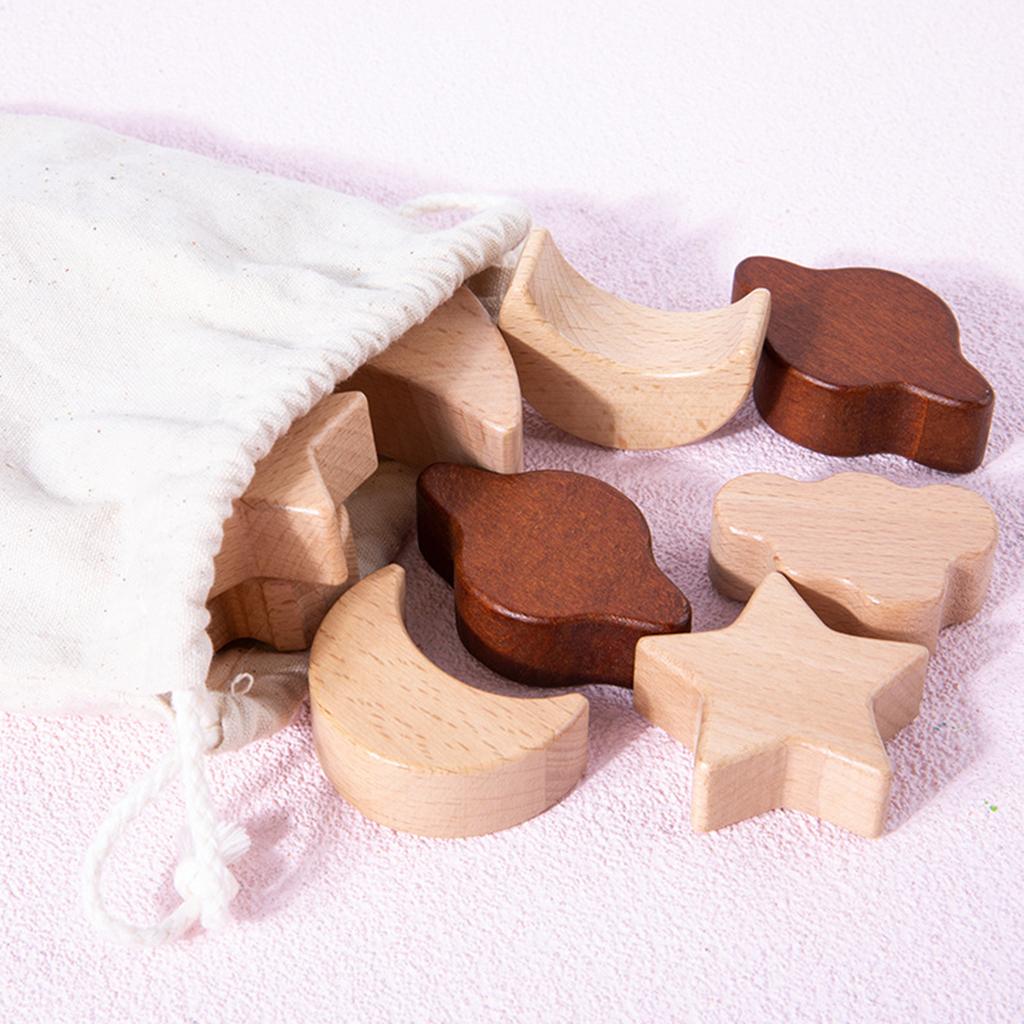 ของเล่นมอนเตสซอรี่ บล็อกวางซ้อ - Wooden Blocks Stacking บทวิจารณ์และราคา