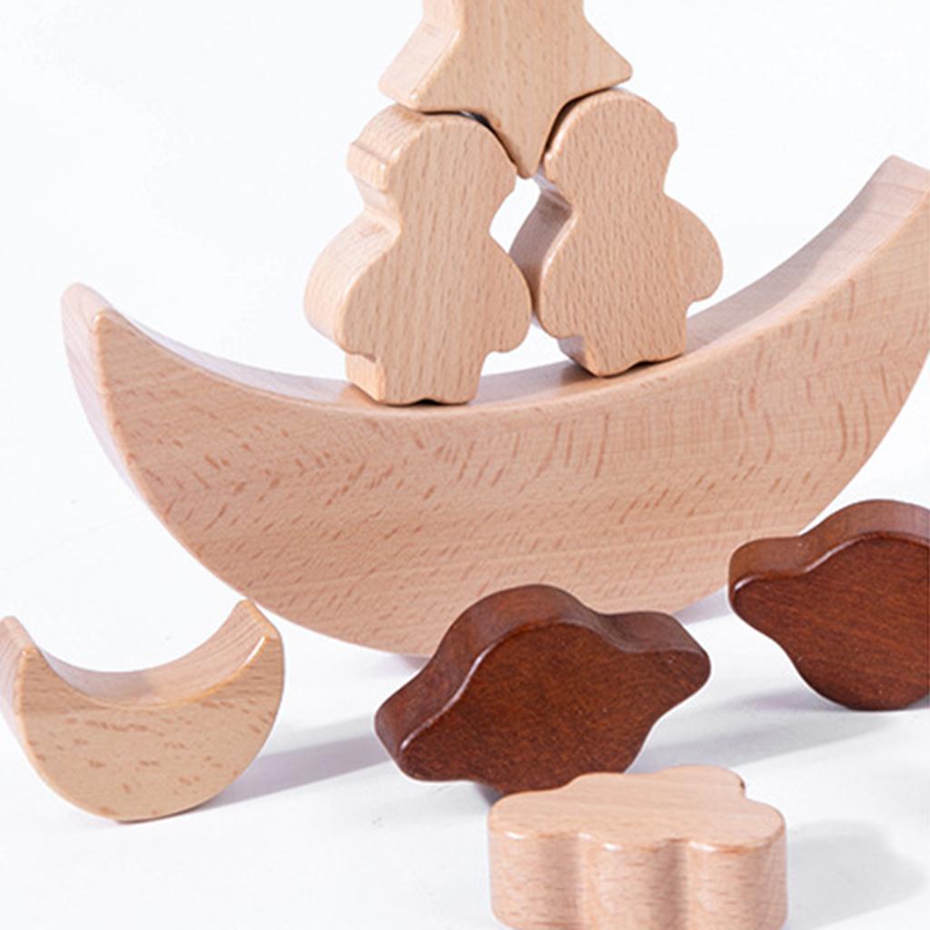 ของเล่นมอนเตสซอรี่ บล็อกวางซ้อ - Wooden Blocks Stacking บทวิจารณ์และราคา