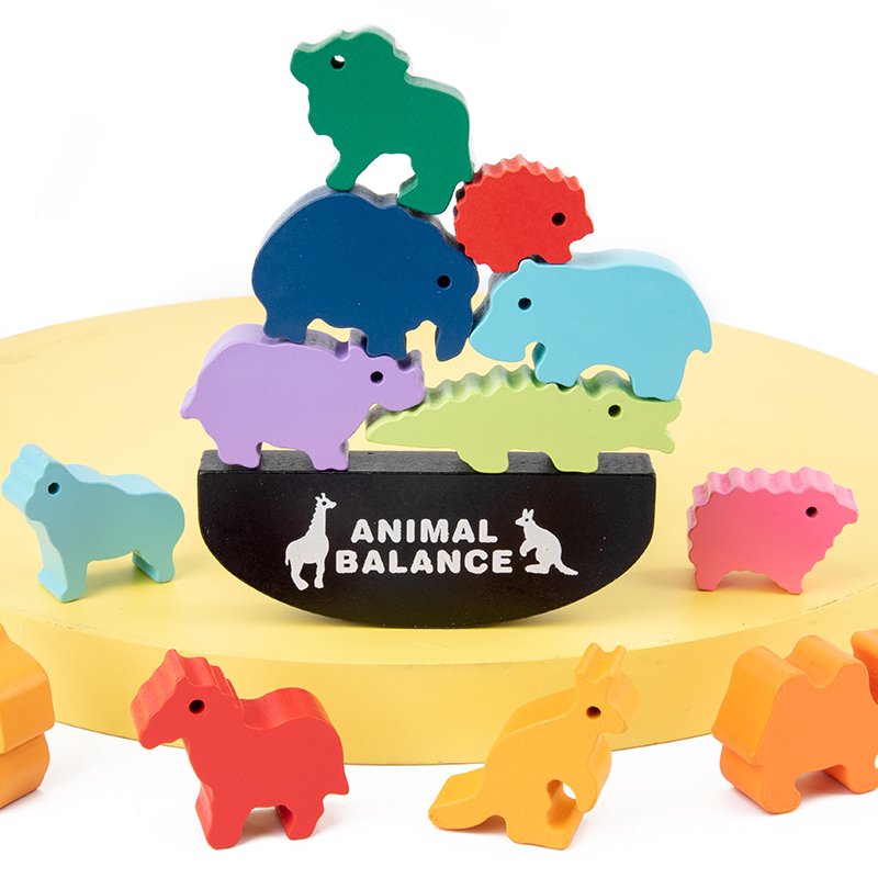 ของเล่นไม้เสริมพัฒนาการเด็กแบบ - Wooden Blocks Stacking บทวิจารณ์และราคา