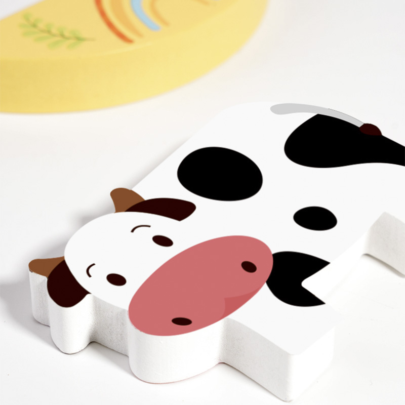 สัตว์ไม้ซ้อนบล็อกเกมวัวซ้อนของ - Wooden Blocks Stacking บทวิจารณ์และราคา