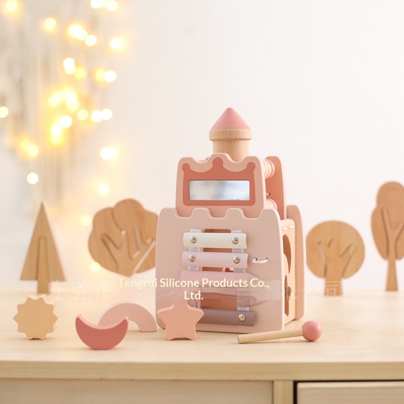 ของเล่นไม้รูปทรงปราสาท 5 in 1  - Kids Toys Xylophone บทวิจารณ์และราคา