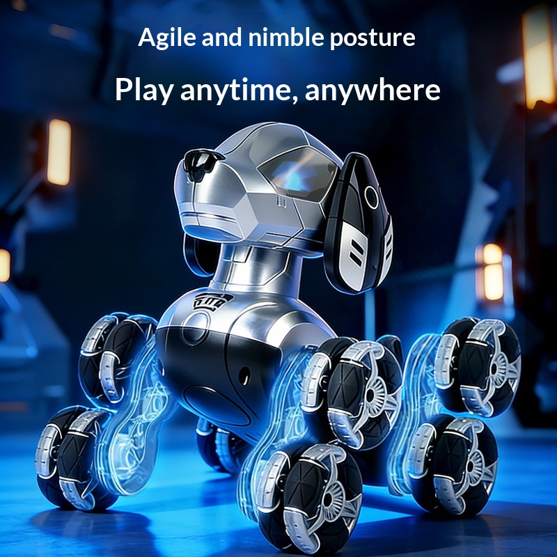 หุ่นยนต์สุนัข RC แบบใหม่ 8 ล้อ - Kids Toys Electric Car บทวิจารณ์และราคา