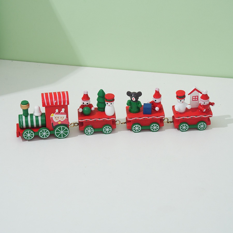 รถไฟคริสต์มาส รถไฟไม้จิ๋วตกแต่ - Top Kids Xmas Toys บทวิจารณ์และราคา