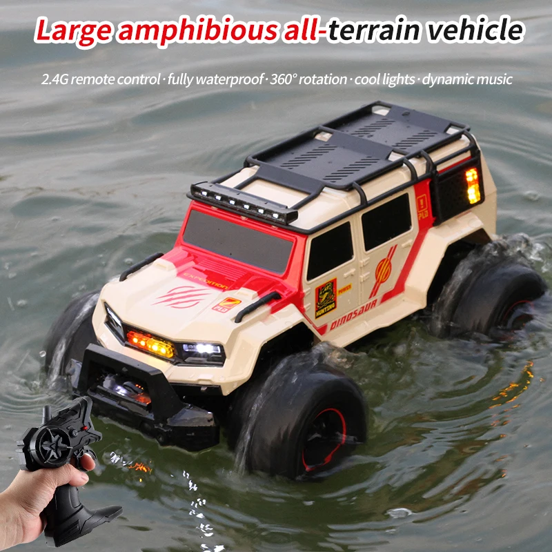 รถตำรวจบังคับวิทยุ RC แบบสะเทิ - Kids Toys Electric Car บทวิจารณ์และราคา