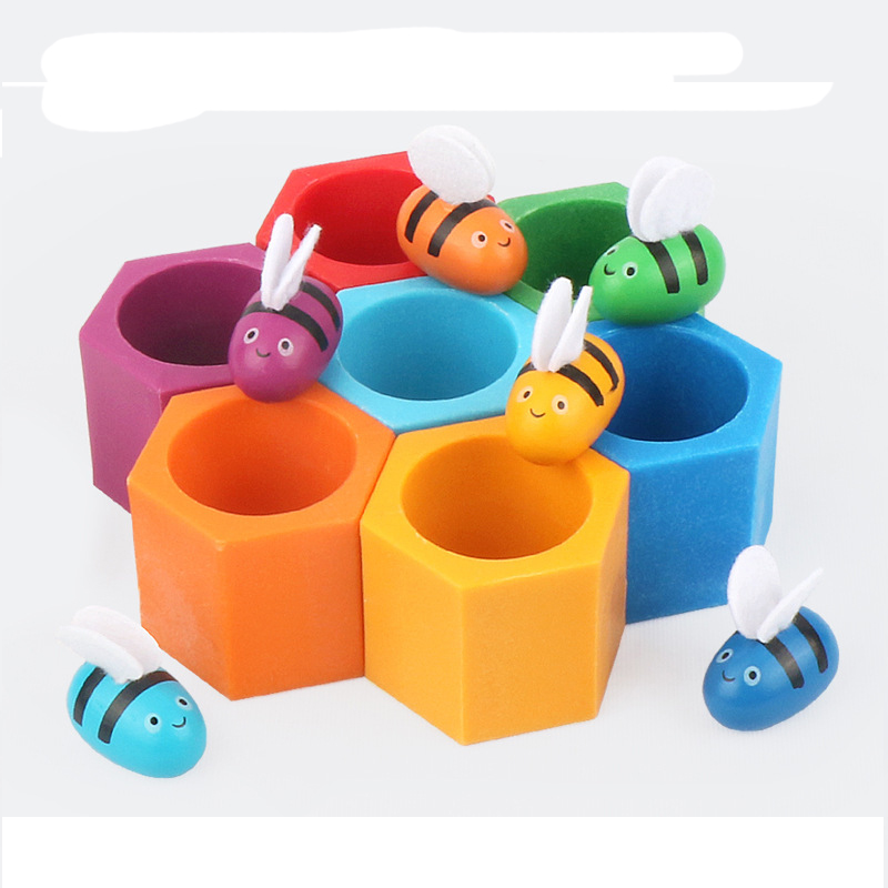 เกมกระดานผึ้ง มอนเตสซอรี่ ของเ - Wooden Blocks Stacking บทวิจารณ์และราคา