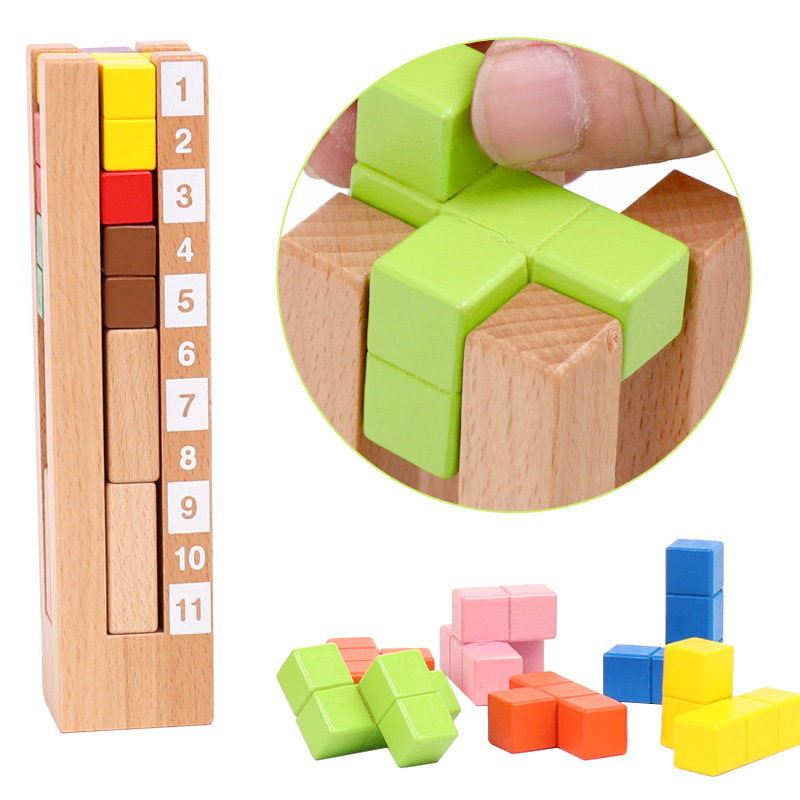 Tower Block ไม้บล็อกของเล่นเพื - Kids Toys Now บทวิจารณ์และราคา