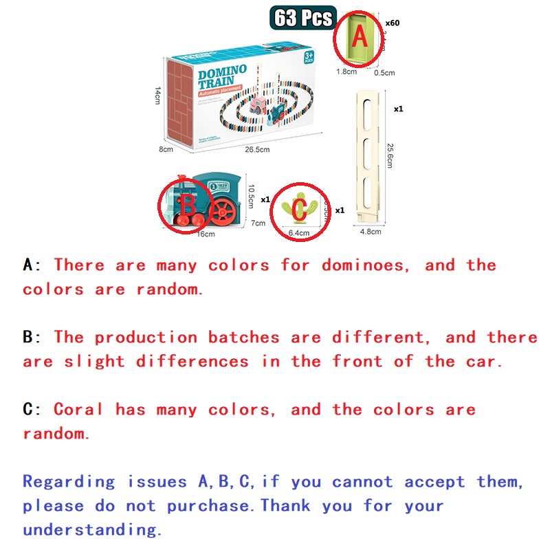 รถไฟโดมิโนอัตโนมัติ รถยนต์ไฟฟ้ - Kids Toys Electric Car บทวิจารณ์และราคา