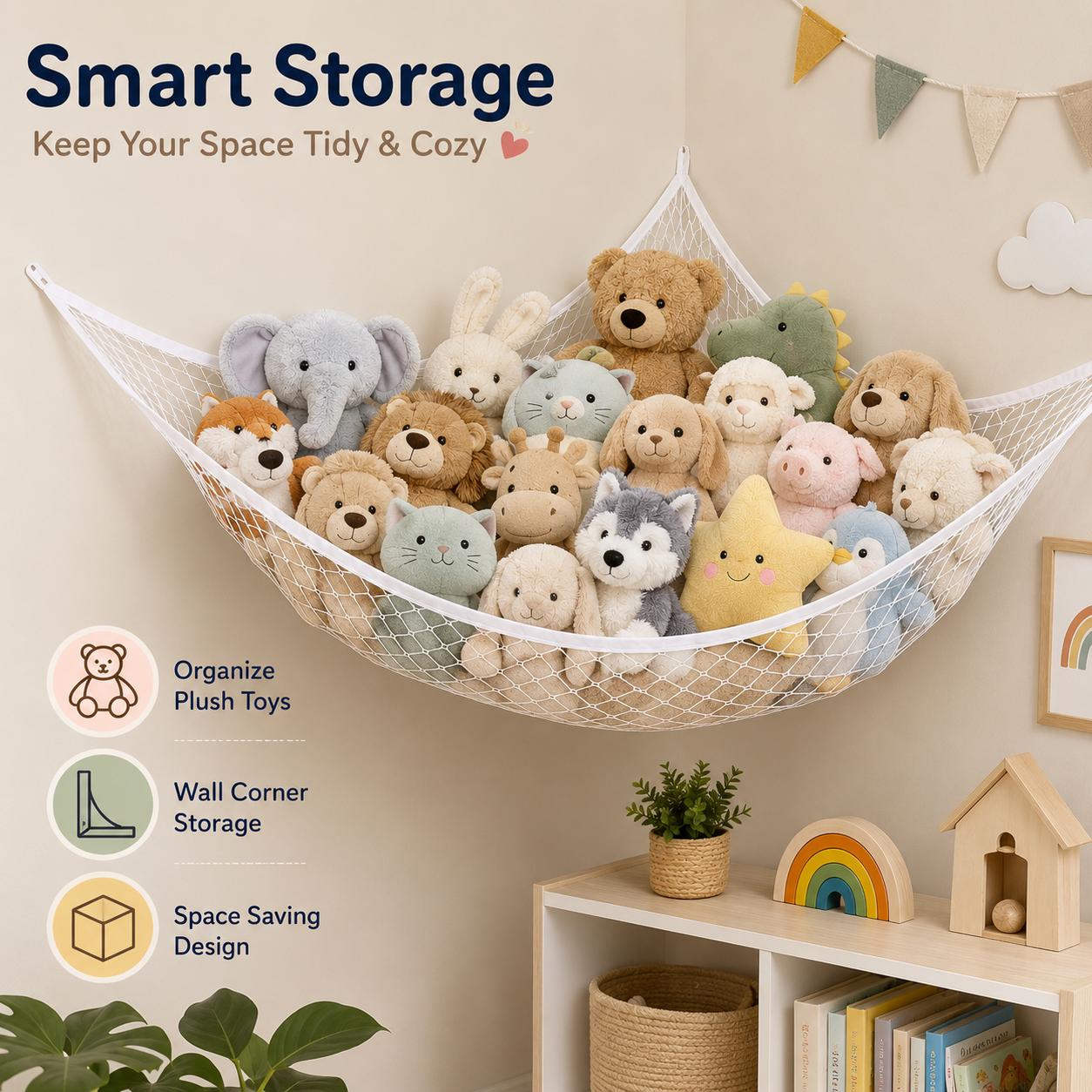 ตาข่ายเก็บของเล่นแบบแขวน ที่จั - Kids & Toys Expo Saudi Arabia บทวิจารณ์และราคา