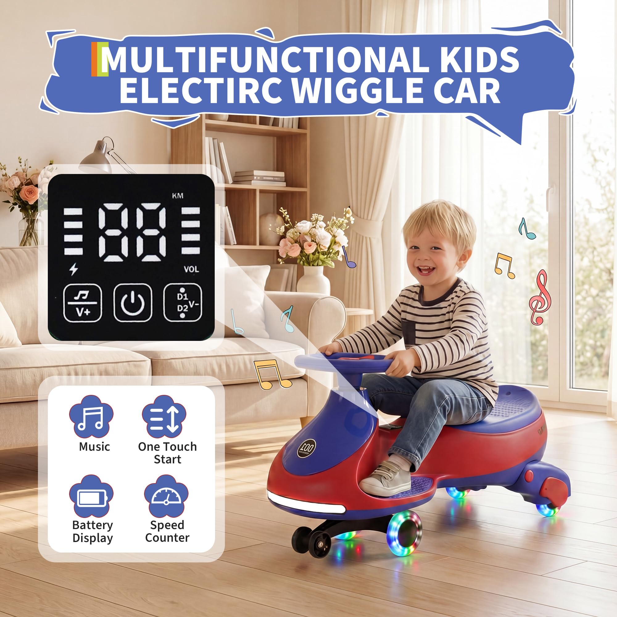 รถโยกไฟฟ้า 12V สำหรับเด็ก พร้อ - Kids Toys Electric Car บทวิจารณ์และราคา
